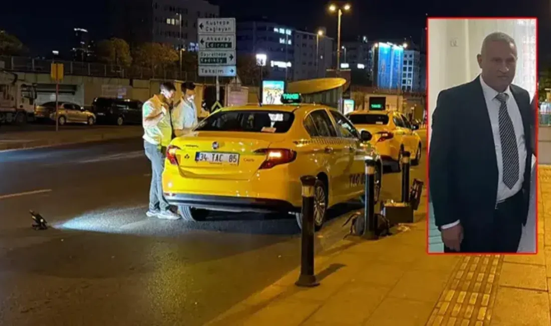 İstanbul Şişli’de taksi ücreti yüzünden çıkan tartışmada yolcusunun yumruklu saldırısına