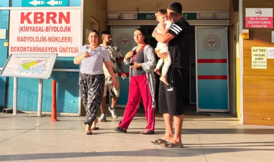 Bursa’nın İnegöl ilçesinde mangal keyfi faciayla bitti. Bahçede yakılan ateşin