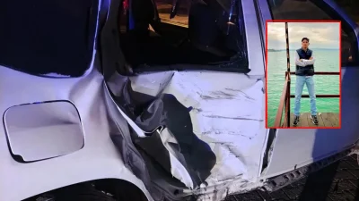 Adana’nın Yüreğir ilçesinde otomobil ile motosikletin çarpışması sonucu meydana gelen
