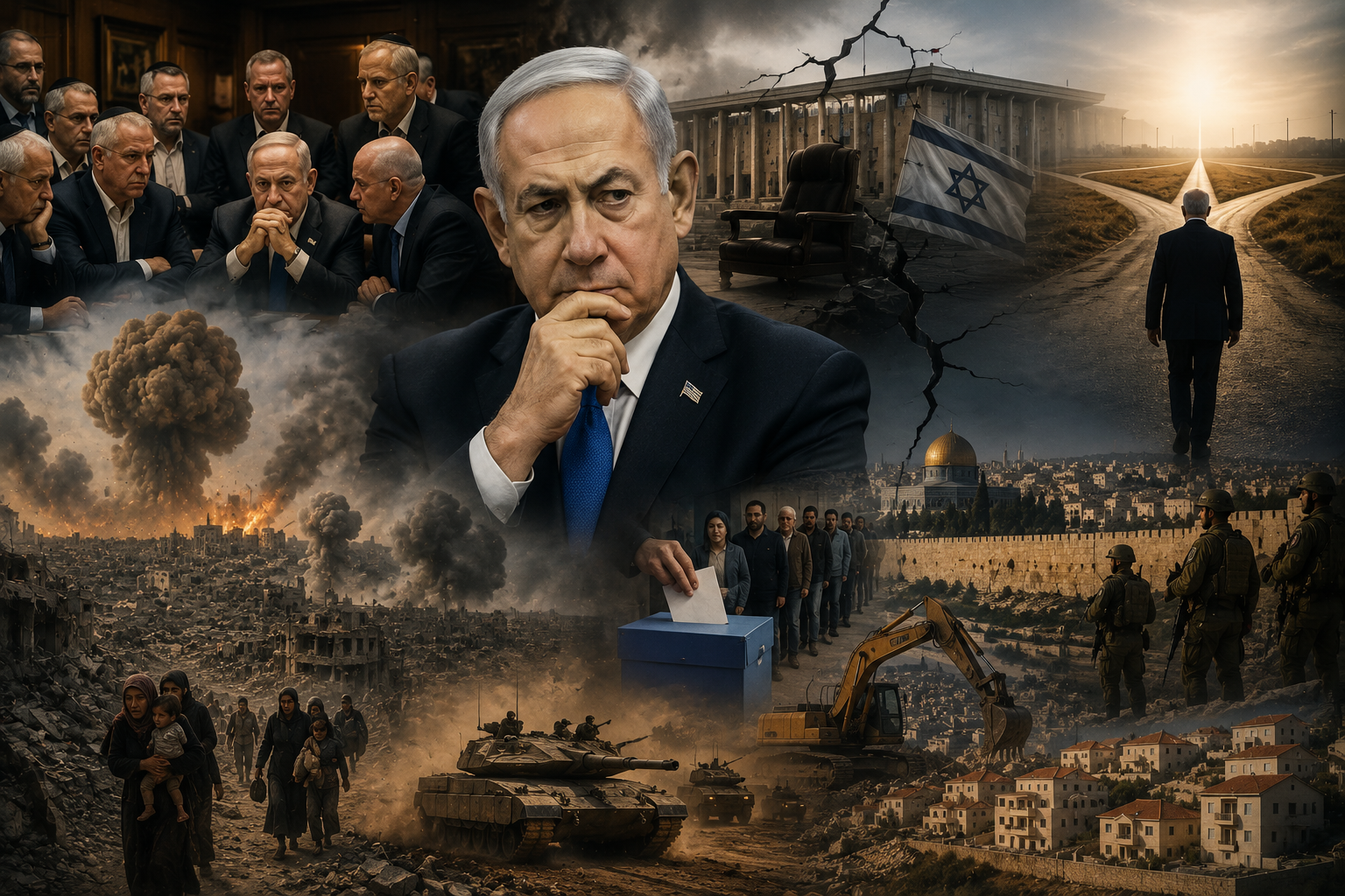 Kritik siyasi riskler, koalisyon içindeki baskı, seçime giden yolda Netanyahu'nun