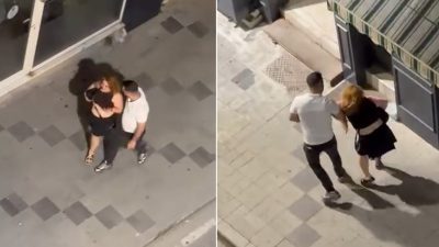 İstanbul Silivri’de gece yarısı sokak ortasında dehşet dolu anlar yaşandı.