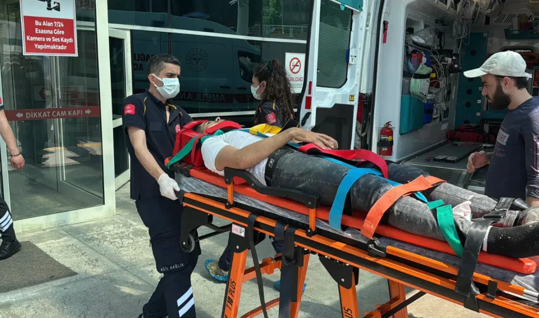 Karabük’te inşaat çalışmaları sırasında meydana gelen feci kazada, dördüncü kattaki
