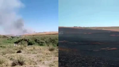 Diyarbakır’ın Silvan ilçesinde hasat sezonunun en acı olaylarından biri yaşandı