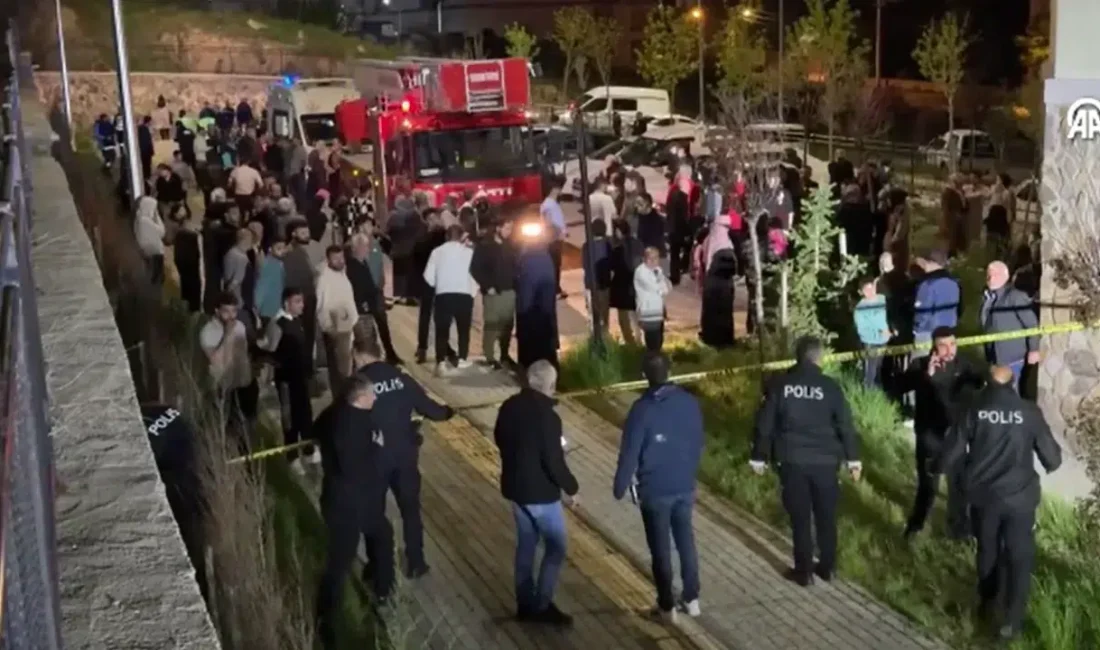 Erzurum’da TOKİ Kavak Konutları’nda yükselen alevler büyük bir faciaya yol