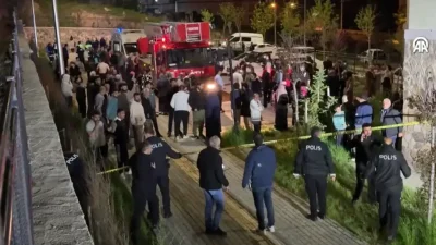 Erzurum’da TOKİ Kavak Konutları’nda yükselen alevler büyük bir faciaya yol