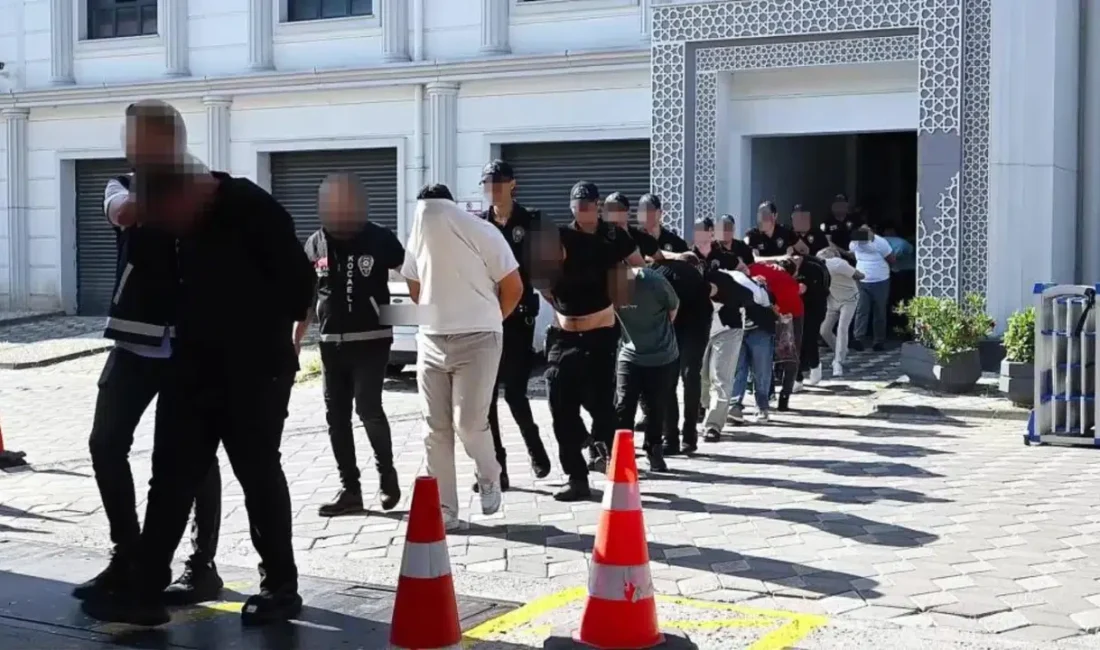 Kocaeli merkezli 4 ilde insan ticareti ve fuhuş şebekelerine yönelik