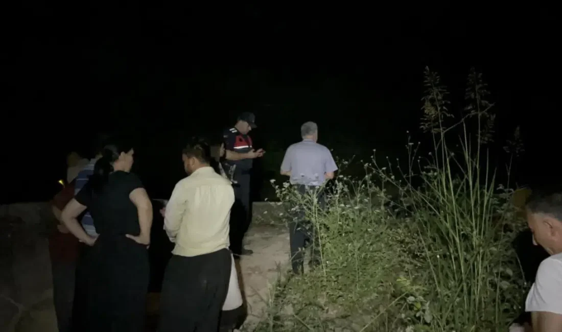 Osmaniye’nin Sumbas ilçesinde, sulama kanalına düşen keçisini kurtarmak amacıyla gözünü