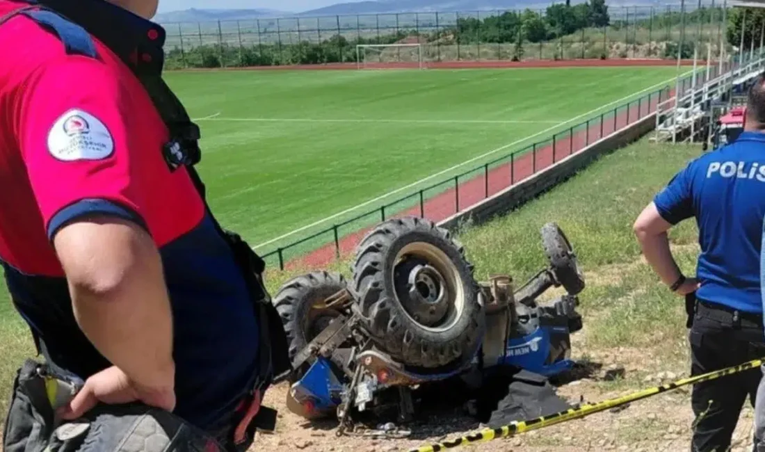 Denizli’nin Baklan ilçesinde meydana gelen feci kazada, traktörün arkasındaki ilaçlama