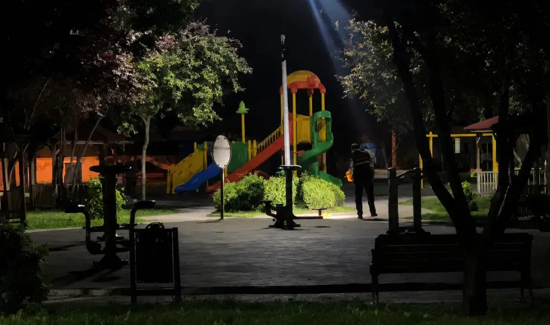 Çorum’da bir parkta iki grup arasında henüz bilinmeyen bir nedenle