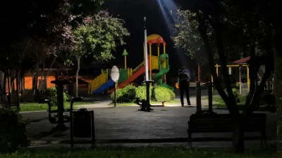 Çorum’da bir parkta iki grup arasında henüz bilinmeyen bir nedenle