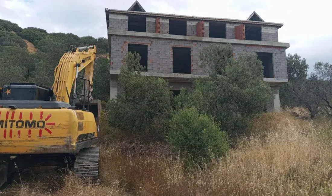 Çanakkale genelinde kaçak yapılaşmaya karşı yürütülen kararlı mücadele hız kesmeden