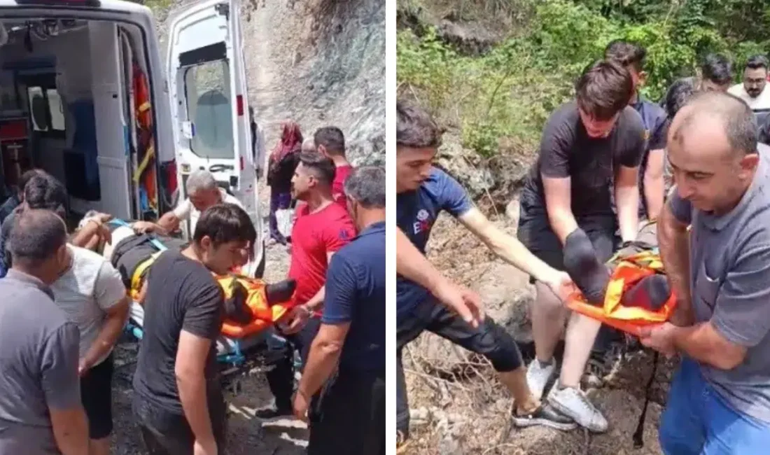 Osmaniye’nin Düziçi ilçesinde içme suyu borusu döşeme çalışması sırasında meydana