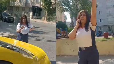 İstanbul Şişli’den taksiye binen Iraklı kadın doktor Alyaa Shallal Nayef