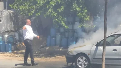 Diyarbakır’ın Dicle ilçesinde seyir halindeki bir otomobilde meydana gelen ve