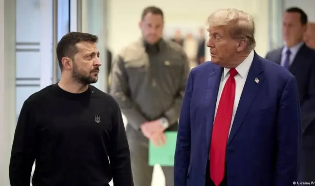 Ukrayna Devlet Başkanı Volodimir Zelenskiy ile ABD Başkanı Donald Trump