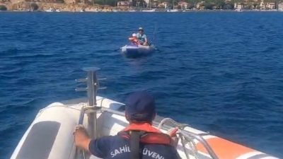 İzmir’in Foça ilçesinde keyifle başlayan deniz turu az kalsın faciayla