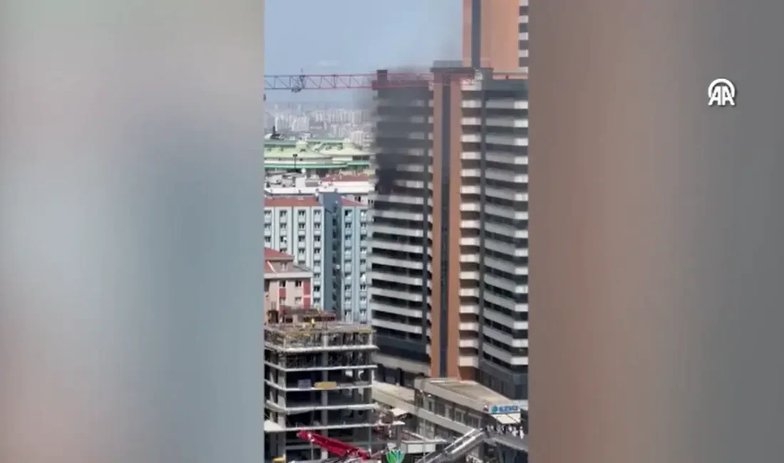 İstanbul Esenyurt’ta 18 katlı bir binanın 12’nci katındaki dairede çıkan