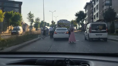 Eskişehir’de meydana gelen ve yürekleri ağza getiren trafik kazasında, bir