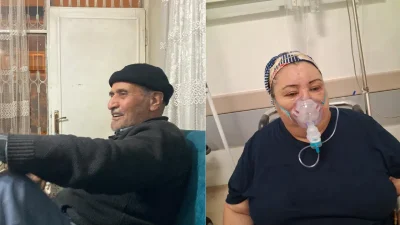 Mersin’in Tarsus ilçesinde aynı hastanede tedavi gören 77 yaşındaki baba