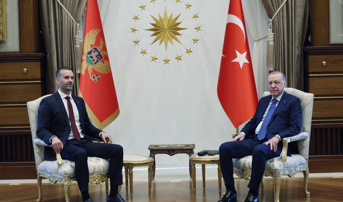 Cumhurbaşkanı Recep Tayyip Erdoğan, Karadağ Başbakanı Milojko Spajic’i Beştepe’de kabul