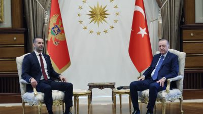 Cumhurbaşkanı Recep Tayyip Erdoğan, Karadağ Başbakanı Milojko Spajic’i Beştepe’de kabul