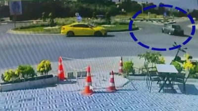 Mersin’de trafik güvenliğini hiçe sayarak drift yapan ve motosikletlerle tehlikeli