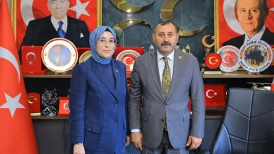AK Parti Şanlıurfa Milletvekili Cevahir Asuman Yazmacı ve beraberindeki heyet,