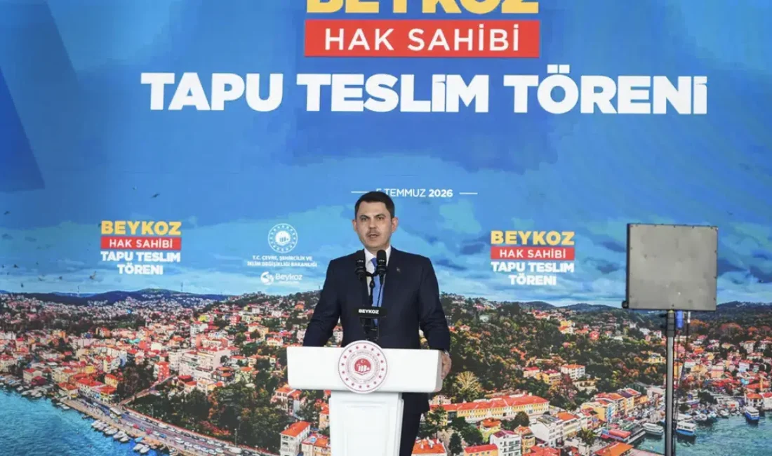 Çevre, Şehircilik ve İklim Değişikliği Bakanı Murat Kurum, Beykoz’da yıllardır
