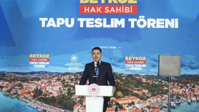 Çevre, Şehircilik ve İklim Değişikliği Bakanı Murat Kurum, Beykoz’da yıllardır