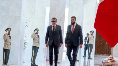 Suriye Cumhurbaşkanı Ahmed Şara ve Fransa Cumhurbaşkanı Emmanuel Macron, iki