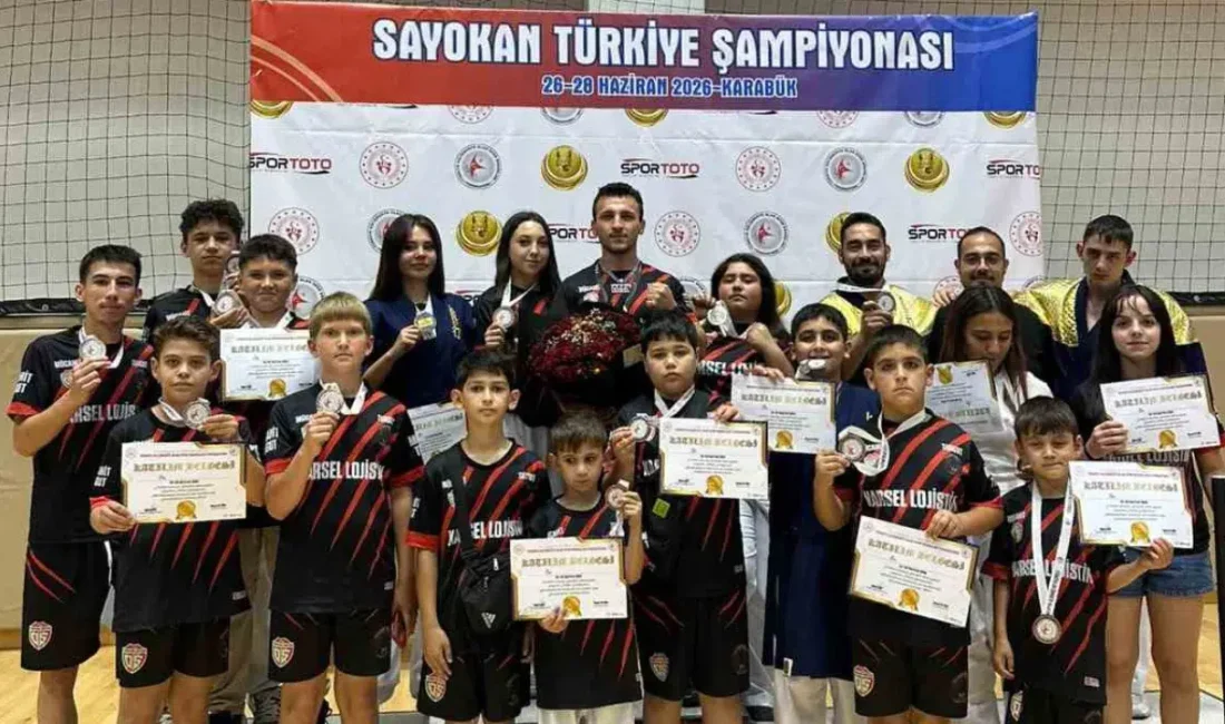 Karabük’te düzenlenen Sayokan Türkiye Şampiyonası’na damga vuran Bilecikli Mücahit Turgut