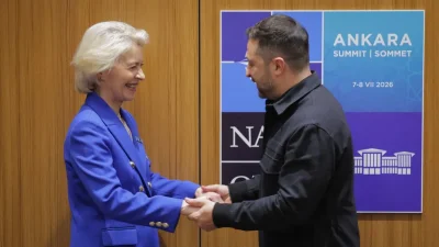 NATO Ankara Zirvesi kapsamında bir araya gelen AB Komisyonu Başkanı