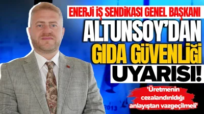 Enerji İşçileri Sendikası Genel Başkanı Mahmud Altunsoy, son dönemde patates