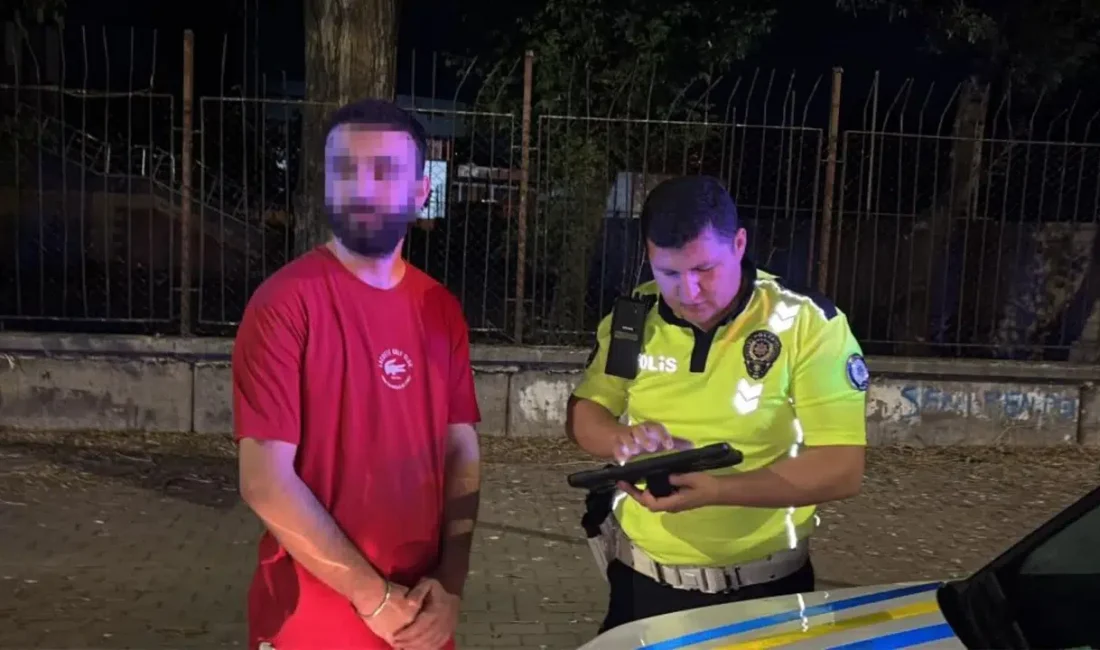Aksaray’da polisin “dur” ihtarına uymayarak kaçan ve yaklaşık 10 dakika