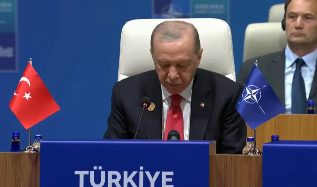 Cumhurbaşkanı Recep Tayyip Erdoğan, tüm dünyanın pürdikkat takip ettiği NATO