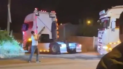 Elazığ’ın Yurtbaşı beldesinde geleneksel düğün konvoyunun ardından yaşanan tehlikeli anlar