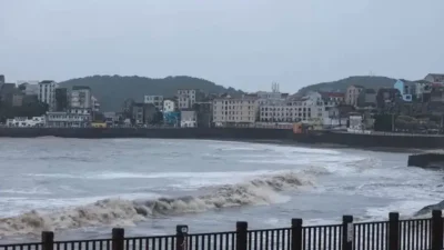 Çin’in doğu kesimlerini etkisi altına alan Bavi Tayfunu nedeniyle bölgede