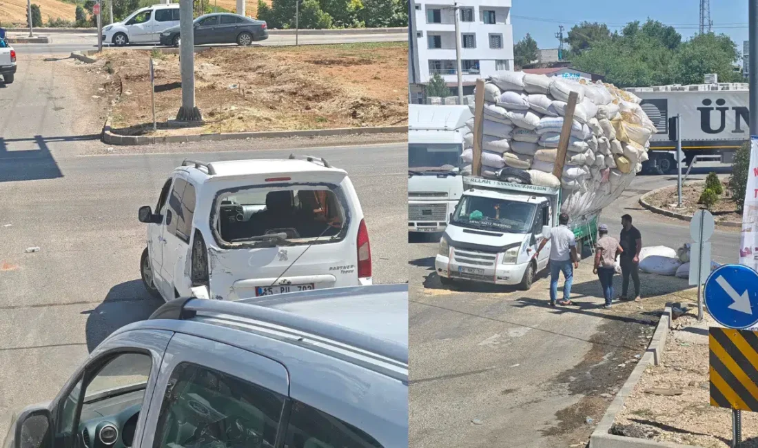 Diyarbakır ile Mardin’i birbirine bağlayan kara yolunda meydana gelen zincirleme