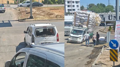 Diyarbakır-Mardin kara yolunda meydana gelen zincirleme trafik kazası bölgede büyük