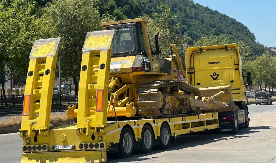 Samsun’un Tekkeköy ilçesinde, Atatürk Bulvarı üzerinde seyir halinde olan bir