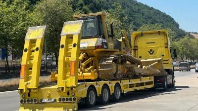 Samsun’un Tekkeköy ilçesinde, Atatürk Bulvarı üzerinde seyir halinde olan bir