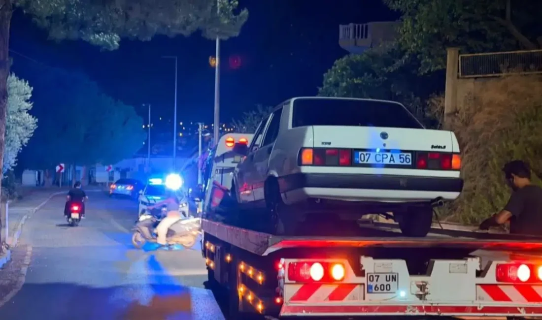 Antalya’nın Gazipaşa ilçesinde akıllara durgunluk veren bir trafik denetimi gerçekleştirildi.