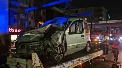İstanbul Küçükçekmece D-100 kara yolunda makas atarak ilerlediği iddia edilen
