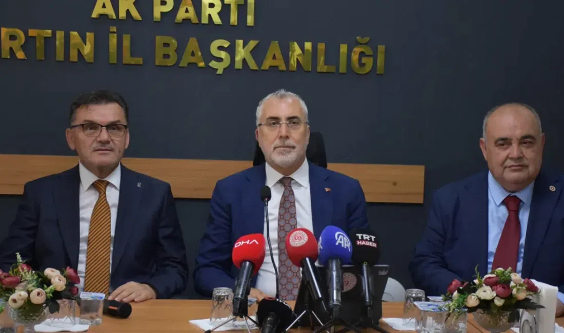 Çalışma ve Sosyal Güvenlik Bakanı Vedat Işıkhan, Bartın’da gerçekleştirdiği kritik