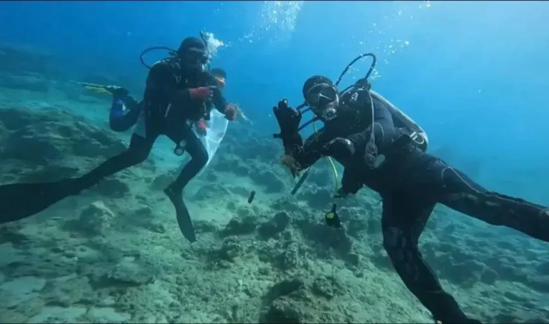 Muğla’nın dünyaca ünlü turizm merkezi Fethiye’de, Göcek Halk Plajı’nın derinliklerinde