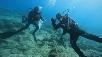 Muğla’nın dünyaca ünlü turizm merkezi Fethiye’de, Göcek Halk Plajı’nın derinliklerinde