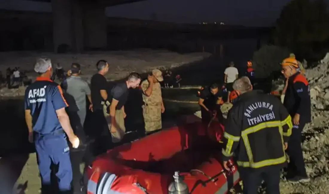 Şanlıurfa’nın Bozova ilçesinde piknik yapmak için Fırat Nehri üzerindeki adacığa