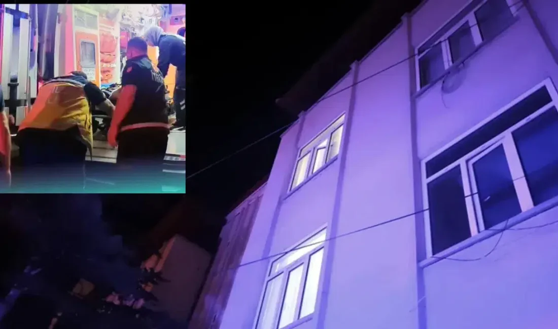Aksaray’da eşinin kapıyı açmaması üzerine çatıdan sarkan ve evine girmeye