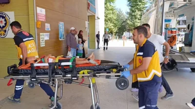Bursa’nın İnegöl ilçesinde meydana gelen feci olayda, apartmanın ikinci katındaki