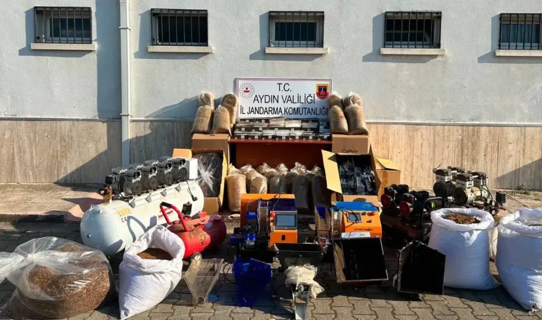 Aydın’ın Köşk ilçesinde kaçakçılara ve yasa dışı üretim yapanlara yönelik